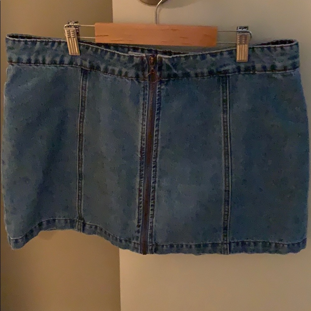 Altar’d State Jean denim mini skirt!